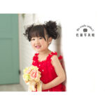 七五三　3歳　ドレス　女の子　倉敷　岡山