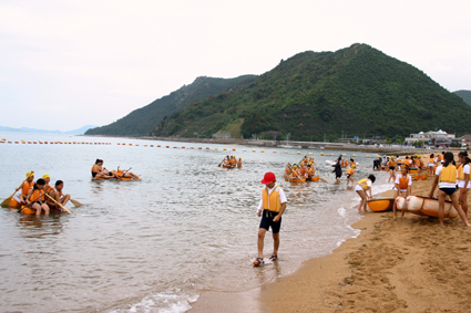 渋川で海の学習