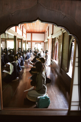 早島中学校閑谷研修 早島中学校閑谷研修