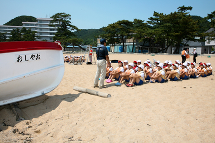第四福田小学校海の学習