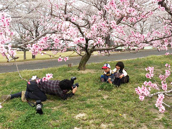 写真展,カジュアル撮影、サクラロケ,ロケ,サウスビレッジ,兄弟撮影