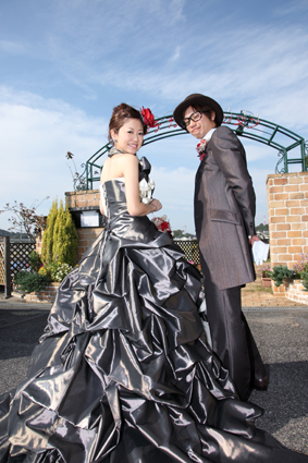 倉敷,岡山のレストランウエディングは佐藤写真館へ、空がとっても綺麗です