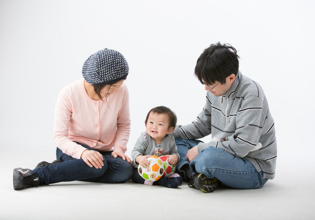 家族みんなで誕生日のお祝い