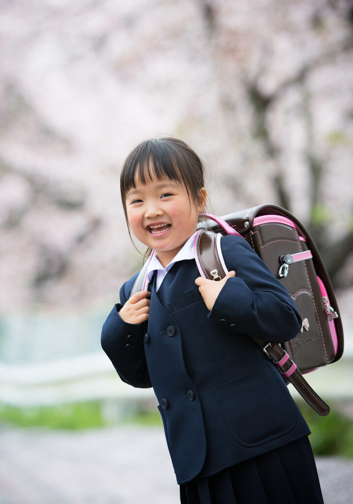 かわいい入学写真