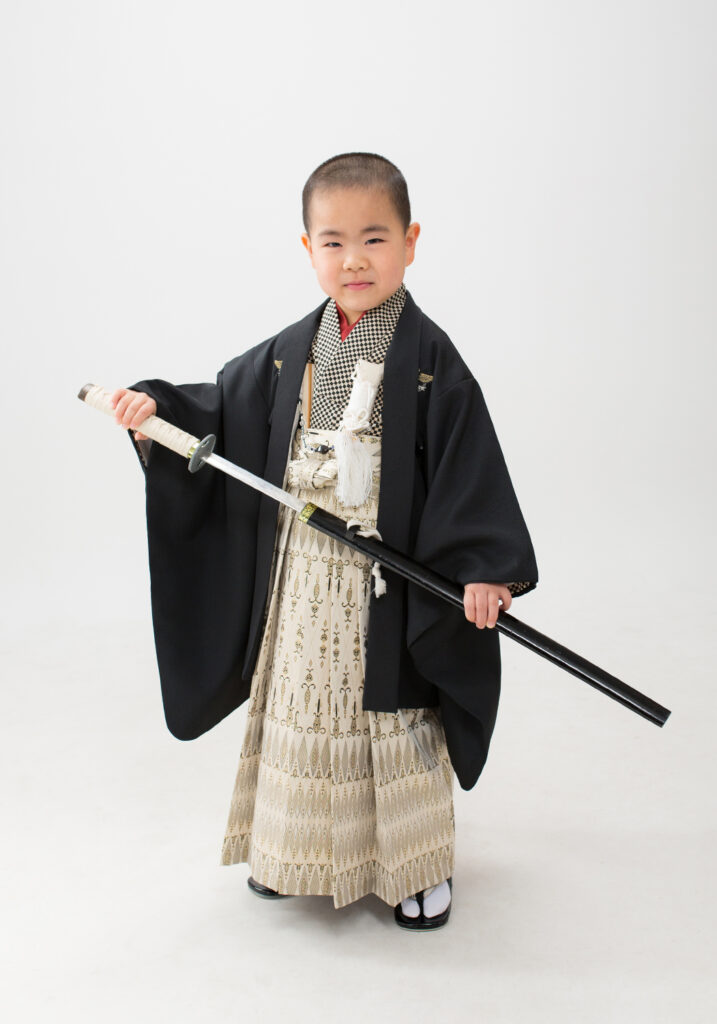 きりっとした七五三撮影