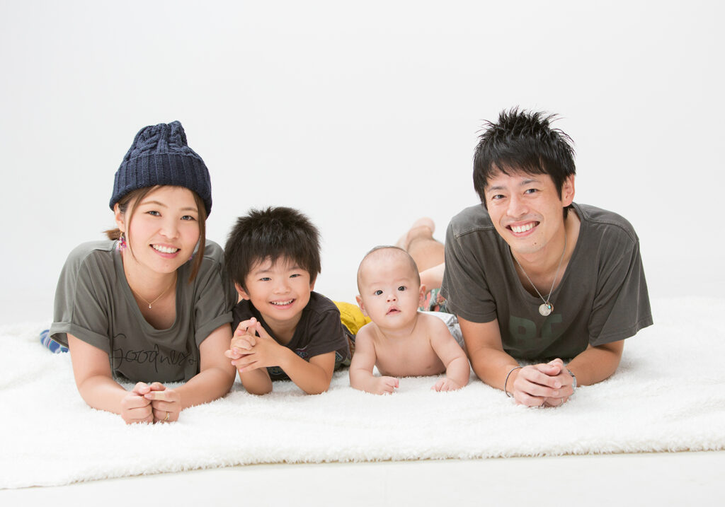 ハーフバースデーの撮影は早島の佐藤写真館へ