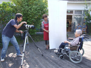 社会福祉協議会，ボランティア撮影，つくぼ商工会，敬老の日