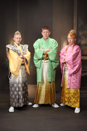 商工会　勉強会　せいじんしき　衣装展示会