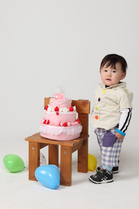 誕生日　記念写真　倉敷　早島